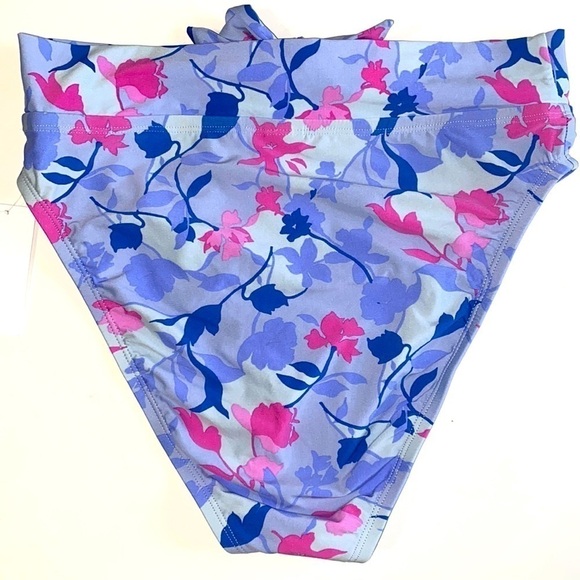 Splendid Floral Flury Floral Retro High Waist Bikini Bottom - Picture 6 of 7